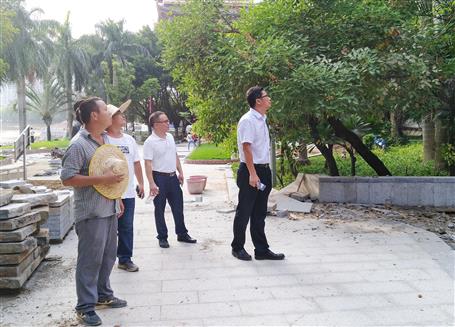 歐志永到邕江綜合整治和開發(fā)利用提升項目調(diào)研