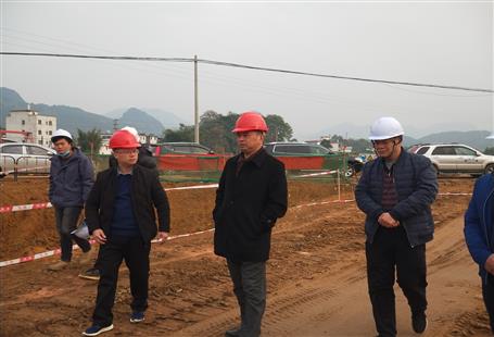 清遠市陽山縣長廖敬華到黎埠鎮(zhèn)市政路網(wǎng)工程調研