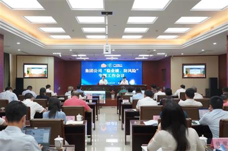集團(tuán)公司“穩(wěn)業(yè)績(jī)、防風(fēng)險(xiǎn)”專(zhuān)題工作會(huì)議召開(kāi)