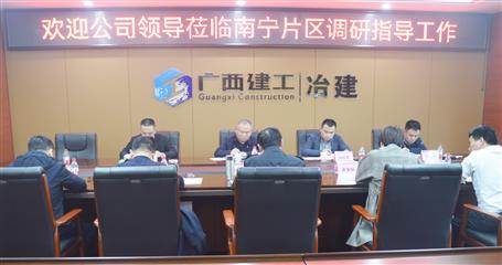 唐峰到南寧片區(qū)調研指導工作