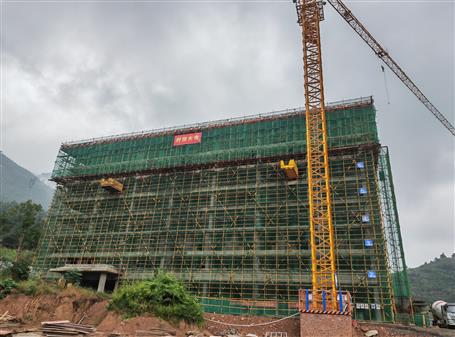 【提升“三力” 爭創(chuàng)佳績】桂東分公司項目主體結構封頂