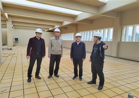 廖立波、何勇到項目開展一季度暨復(fù)工復(fù)產(chǎn)綜合大檢查