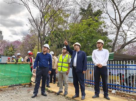 【實(shí)干筑夢(mèng)·競(jìng)賽爭(zhēng)鋒】蒙勝益到桂南分公司項(xiàng)目開(kāi)展節(jié)前綜合大檢查及調(diào)研指導(dǎo)